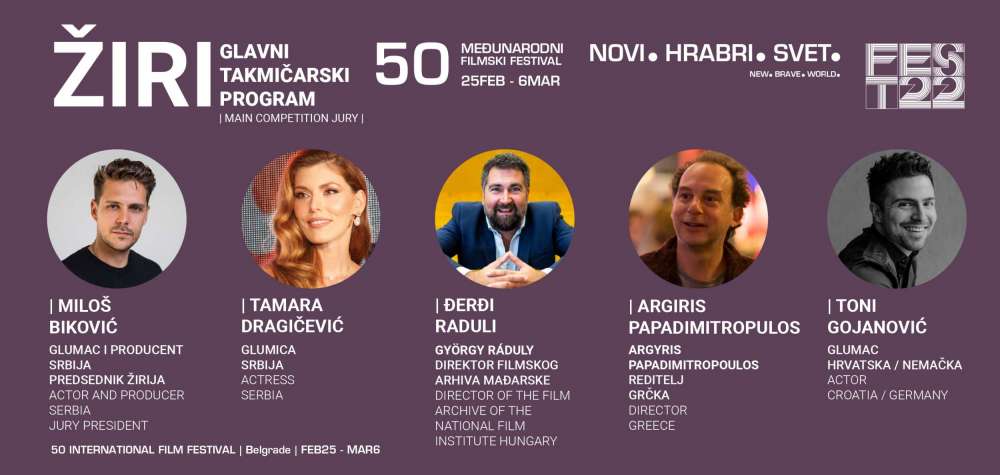 We Present to You the Jury of the Main Competition Programme of the 50th FEST